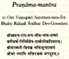 Пранам мантра и слава Шрилы Гуру Махараджа