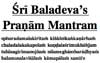 Шри Баларама пранам-мантра, процитированная Шрилой Бхакти Сундаром Говиндой Дев-Госвами Махараджем из «Гарга-самхиты».